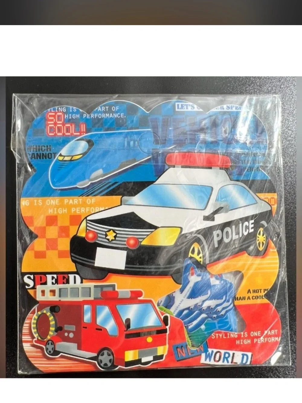 $1 Police Vehicle Sticker Pack $1 WITH ANY $10 ORDER OR MORE